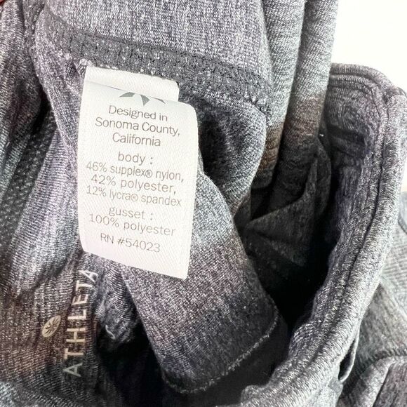 Athleta Excursion Tight Leggings Womens Small Gray Pull-On Activewear Pants - Picture 6 of 9